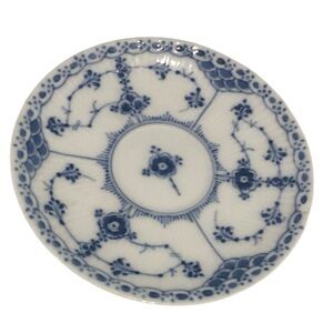 Royal Copenhagen Blue Fluted Half Lace 653 Plates 5" 1923 -1934 Danish Porcelain